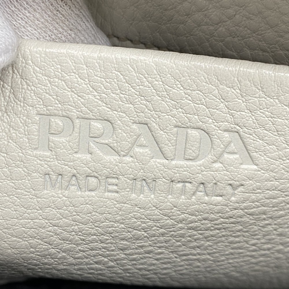 Prada handbag leather white ladies - Picture 5 of 8